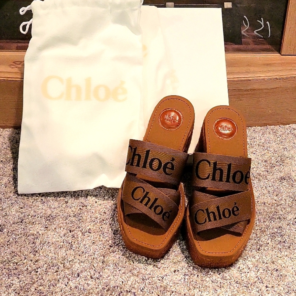 Chloe Woody Espadrilles